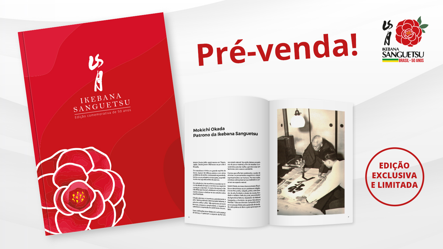 Livro comemorativo Ikebana Sanguetsu